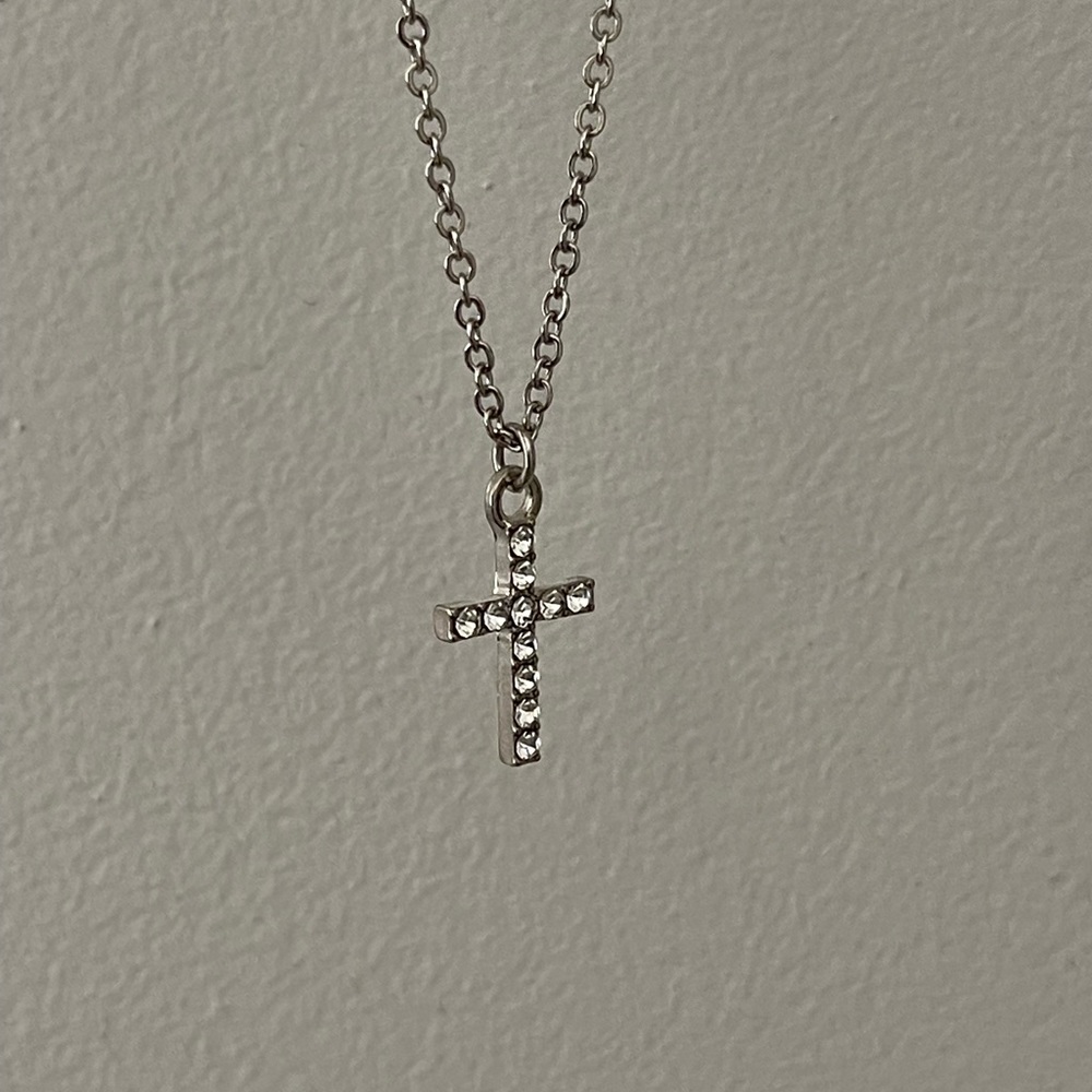 Multiple Layer Cross Necklace